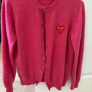 Comme des Garcons Play Pink Sweater
